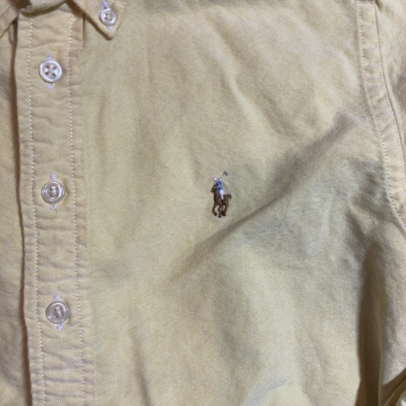 Polo Ralph Lauren Boys' Yellow Button-Down Shirt - Picture 6 of 8